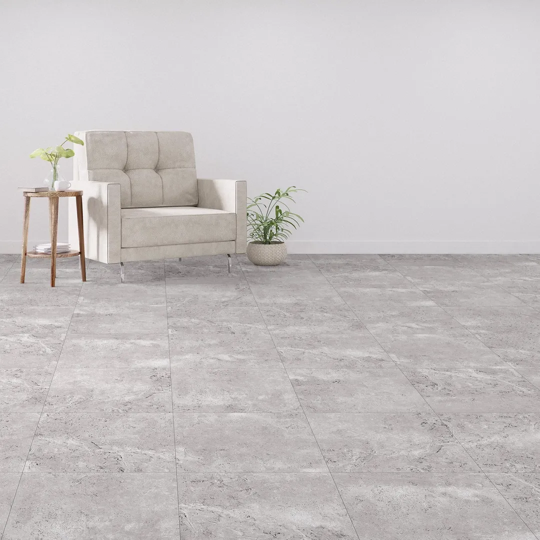 Perfection Floor Tile Travertine Collection 0.05-mil 20-in W x 20-in L Interlocking Vinyl Tile, photo 6 of 7