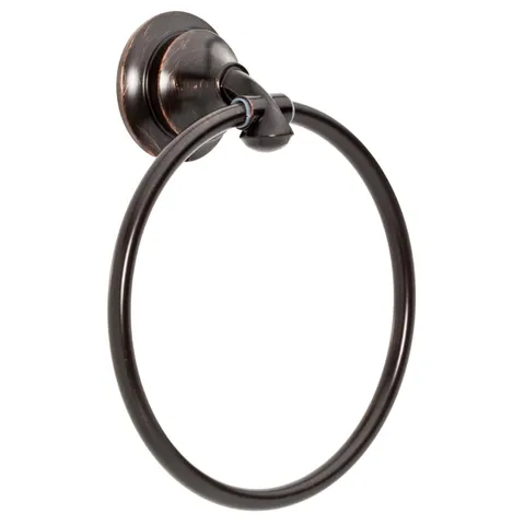 Linden Venetian Bronze Wall Mount Towel Ring