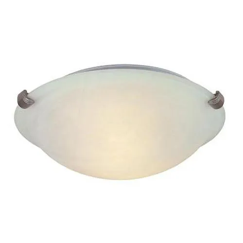 Portfolio Adorley 16-in Brushed Nickel/Bronze/White Modern LED Semi-Flush Mount Light, ENERGY STAR, photo 6 of 11