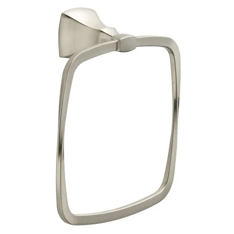 Sawyer Satin Nickel Wall Mount Towel Ring