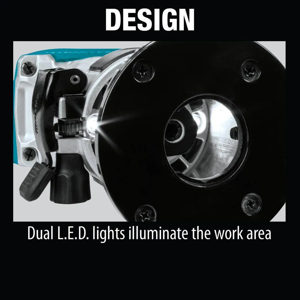 5.0 Ah 18-Volt LXT Lithium-Ion Brushless Cordless Compact Router Kit with Bonus Cordless Jig Saw, photo 9 of 14