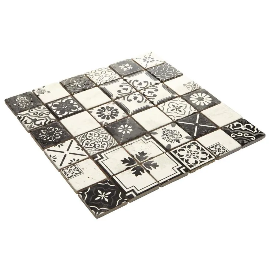 American Olean Genuine Stone Moroccan Natural Travertine Mosaic Wall Tile, 11 in x 11 in, photo 5 of 12