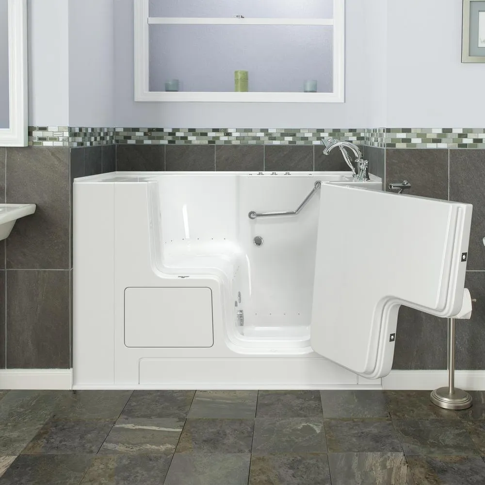 Gelcoat Value Series 52 in. x 32 in. Right Hand Walk-In Whirlpool and Air Bathtub with Outward Opening Door in White, photo 5 of 15