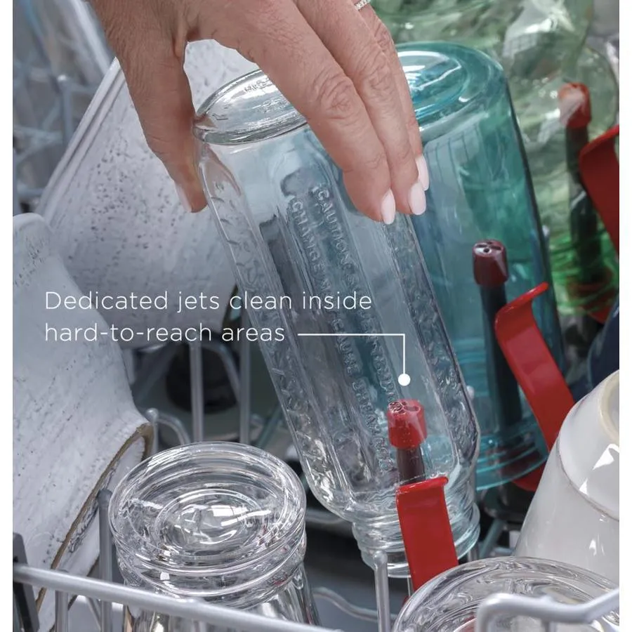 GE Dry Boost 46-Decibel Top Control 24-in Built-In Dishwasher (Fingerprint-Resistant Stainless Steel) ENERGY STAR, photo 8 of 18