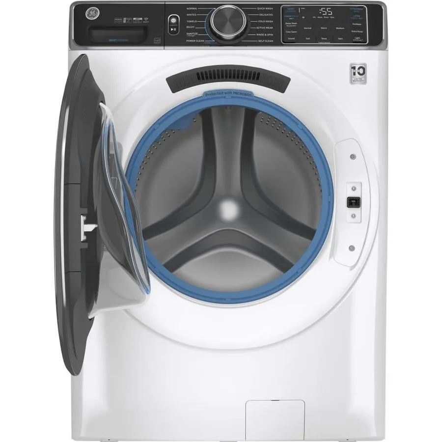 GE UltraFresh Vent System 5-cu ft Stackable Steam Cycle Front-Load Washer (White) ENERGY STAR, photo 2 of 13