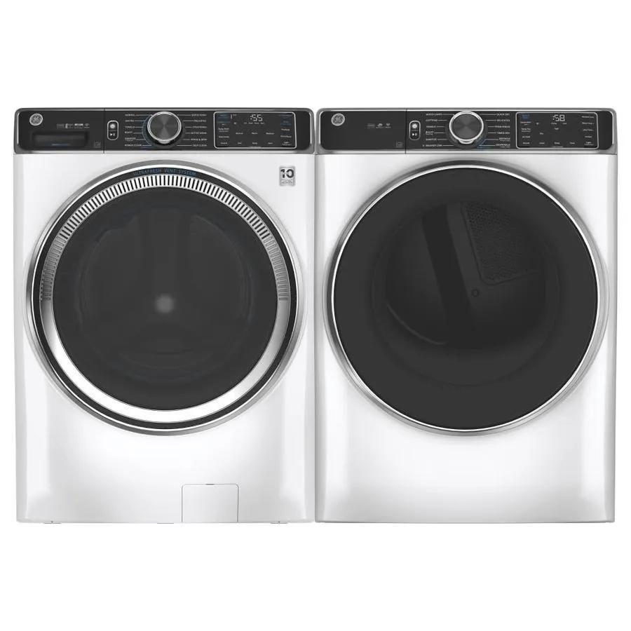 GE UltraFresh Vent System 5-cu ft Stackable Steam Cycle Front-Load Washer (White) ENERGY STAR, photo 4 of 13