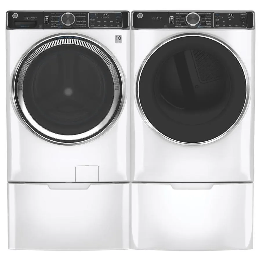 GE UltraFresh Vent System 5-cu ft Stackable Steam Cycle Front-Load Washer (White) ENERGY STAR, photo 5 of 13
