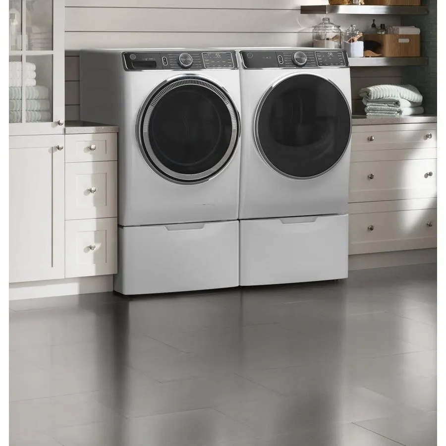 GE UltraFresh Vent System 5-cu ft Stackable Steam Cycle Front-Load Washer (White) ENERGY STAR, photo 10 of 13