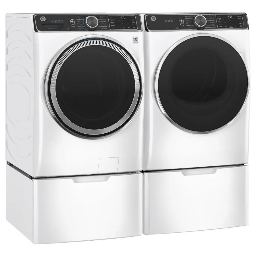 GE UltraFresh Vent System 5-cu ft Stackable Steam Cycle Front-Load Washer (White) ENERGY STAR, photo 12 of 13