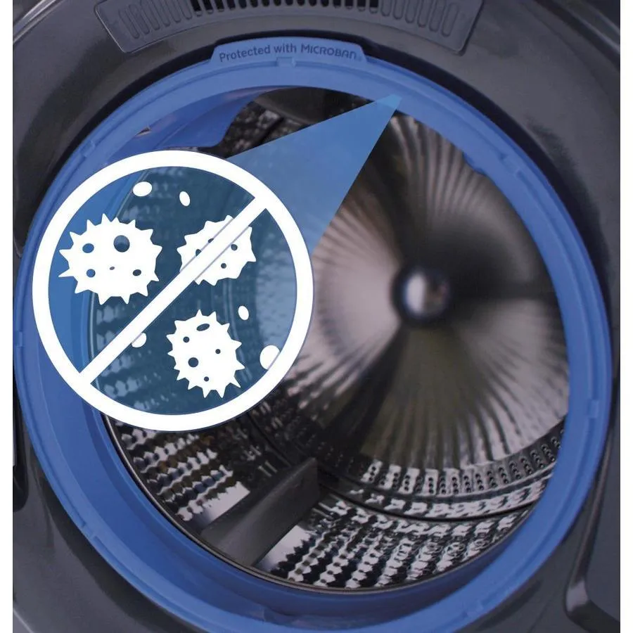 GE UltraFresh Vent System 5-cu ft Stackable Steam Cycle Front-Load Washer (Sapphire Blue) ENERGY STAR, photo 7 of 22
