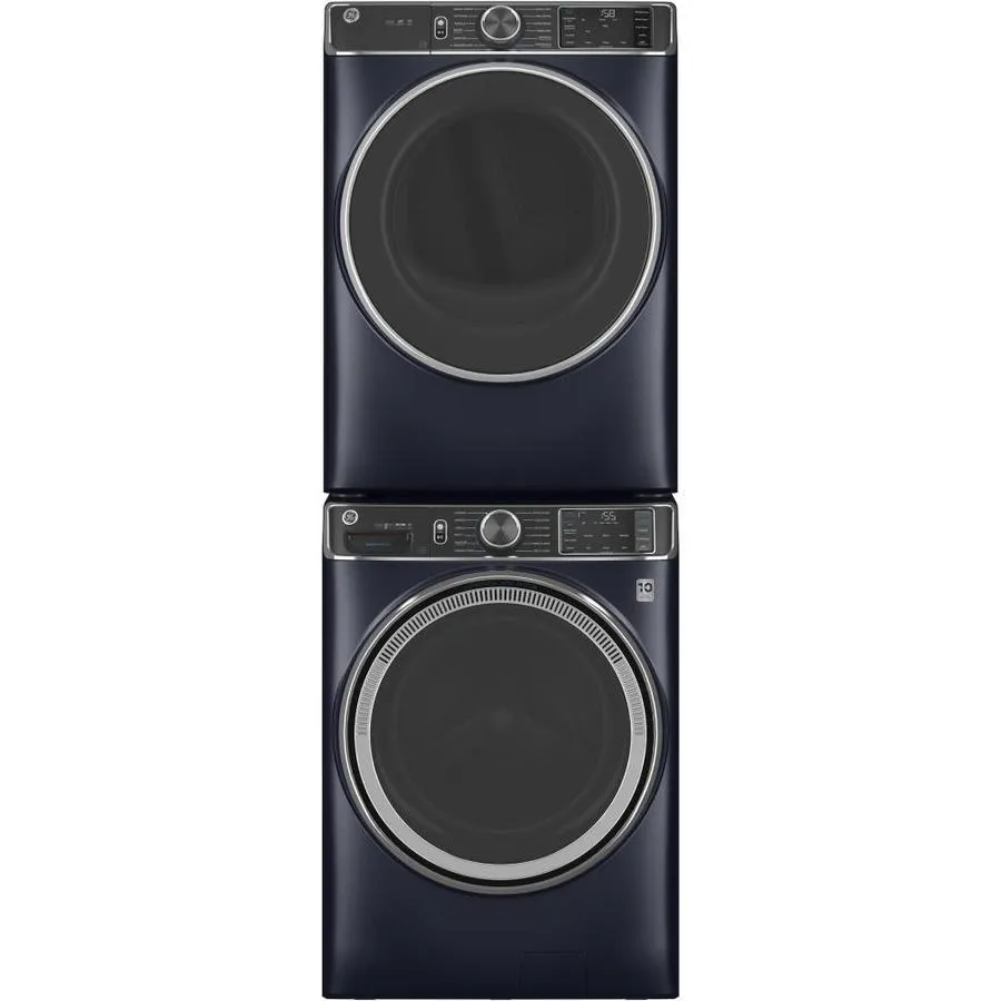 GE UltraFresh Vent System 5-cu ft Stackable Steam Cycle Front-Load Washer (Sapphire Blue) ENERGY STAR, photo 10 of 22