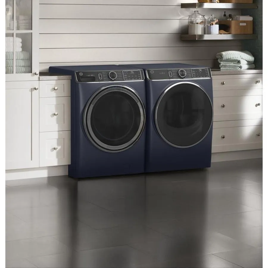 GE UltraFresh Vent System 5-cu ft Stackable Steam Cycle Front-Load Washer (Sapphire Blue) ENERGY STAR, photo 12 of 22