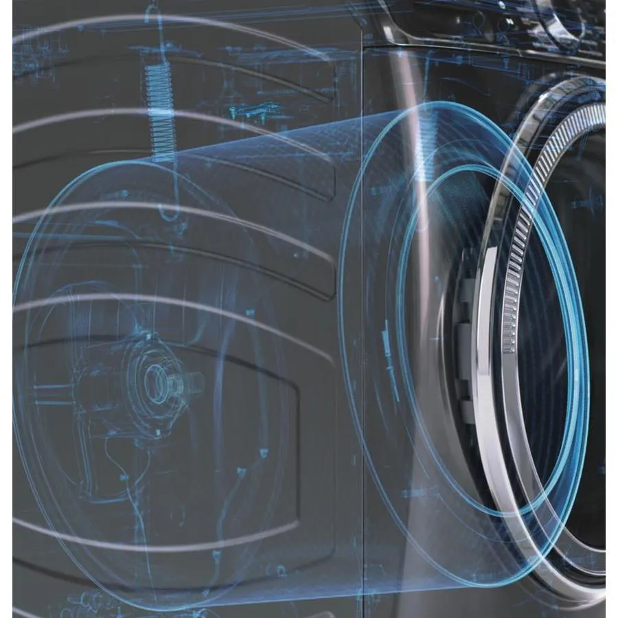GE UltraFresh Vent System 5-cu ft Stackable Steam Cycle Front-Load Washer (Sapphire Blue) ENERGY STAR, photo 15 of 22