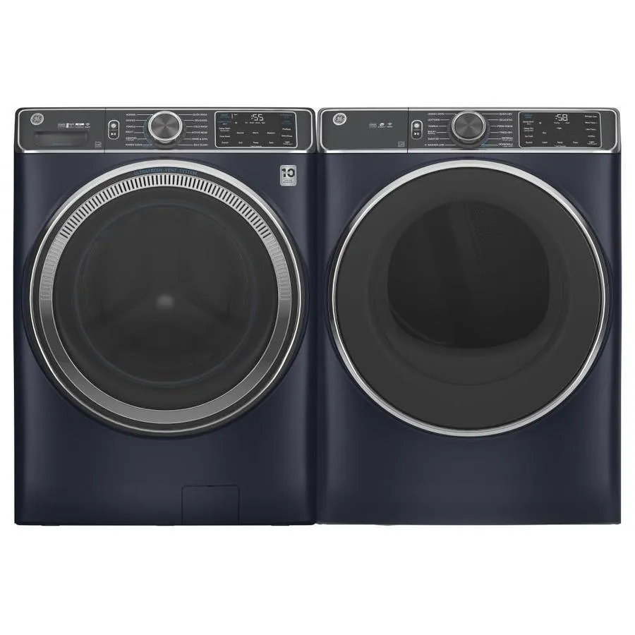 GE UltraFresh Vent System 5-cu ft Stackable Steam Cycle Front-Load Washer (Sapphire Blue) ENERGY STAR, photo 19 of 22