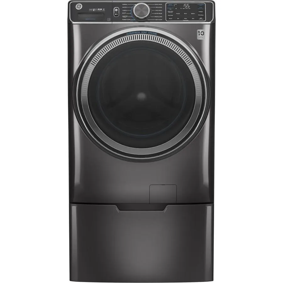 GE UltraFresh Vent System 5-cu ft Stackable Steam Cycle Front-Load Washer (Sapphire Blue) ENERGY STAR, photo 21 of 22