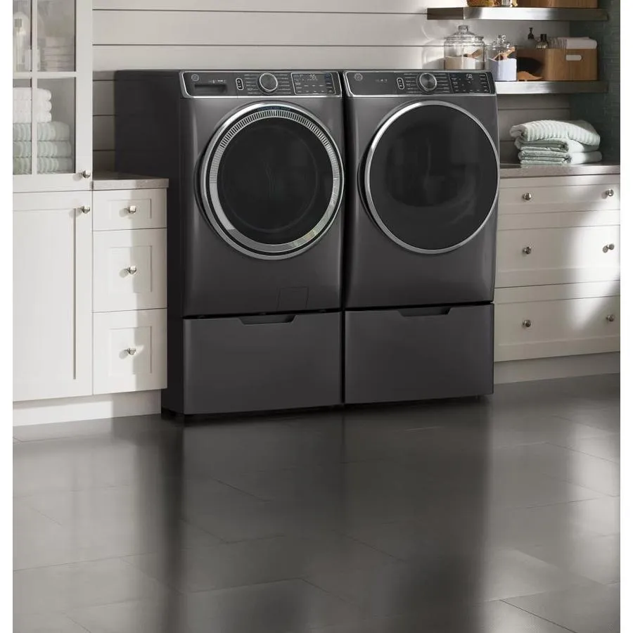 GE UltraFresh Vent System 5-cu ft Stackable Steam Cycle Front-Load Washer (Diamond Gray) ENERGY STAR, photo 2 of 22