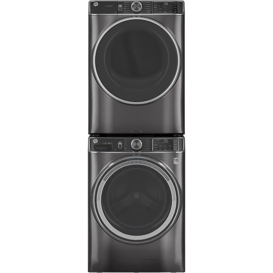 GE UltraFresh Vent System 5-cu ft Stackable Steam Cycle Front-Load Washer (Diamond Gray) ENERGY STAR, photo 10 of 22