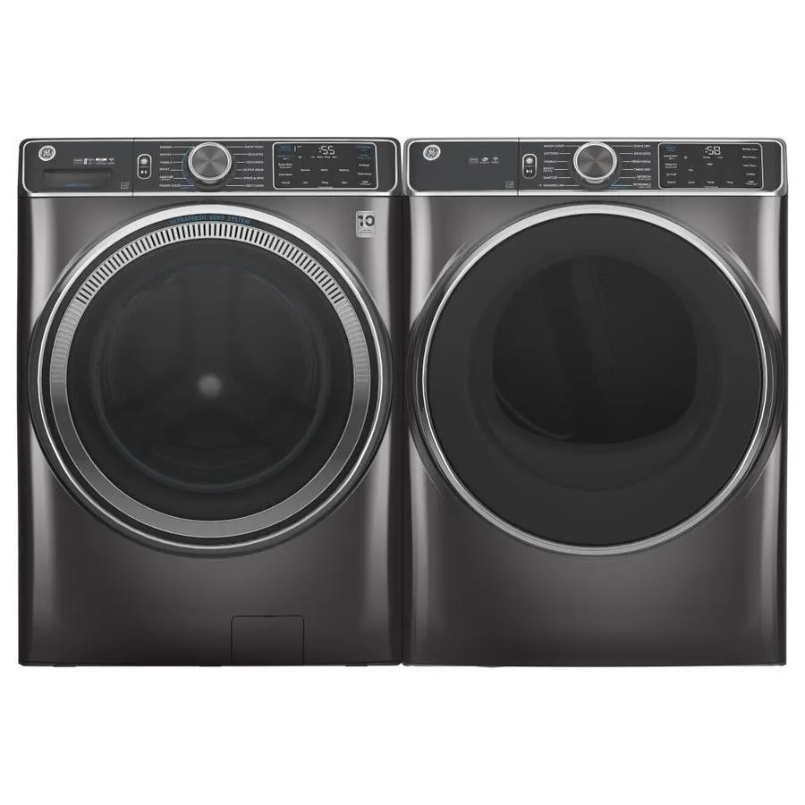 GE UltraFresh Vent System 5-cu ft Stackable Steam Cycle Front-Load Washer (Diamond Gray) ENERGY STAR, photo 7 of 22