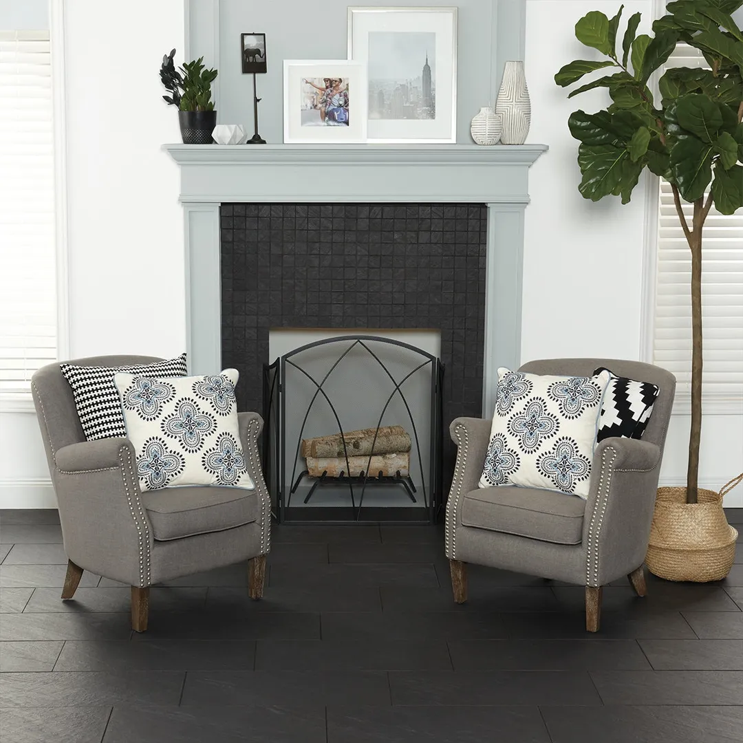 American Olean Carbon Mist Slate 12-in x 24-in Glazed Porcelain Stone Look Floor and Wall Tile, photo 13 of 14