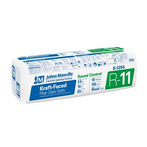 R-11 Kraft-Faced Fiberglass Batt Insulation