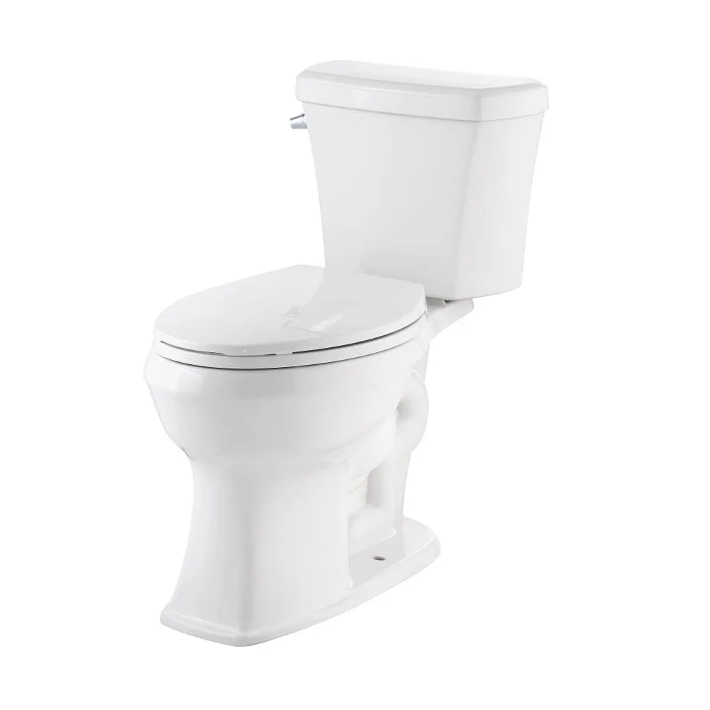 Jacuzzi Lyndsay Elongated Chair-Height 2-Piece Toilet, 10-in Rough-In, WaterSense 1.28 GPF, photo 2 of 6