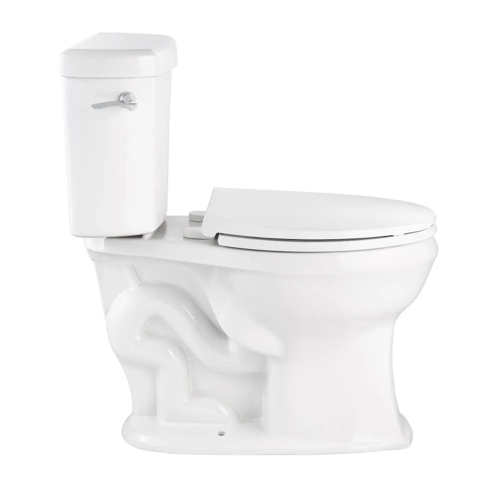 Jacuzzi Lyndsay Elongated Chair-Height 2-Piece Toilet, 10-in Rough-In, WaterSense 1.28 GPF, photo 3 of 6