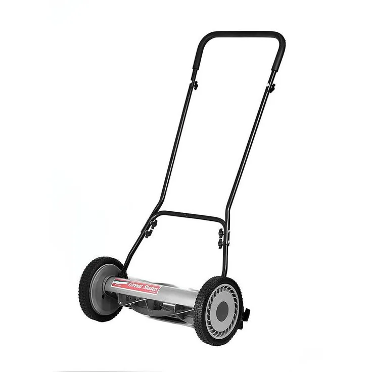 Great States Corporation 18 in. Manual Walk-Behind Non-Electric Reel Lawn Mower, photo 3 of 5