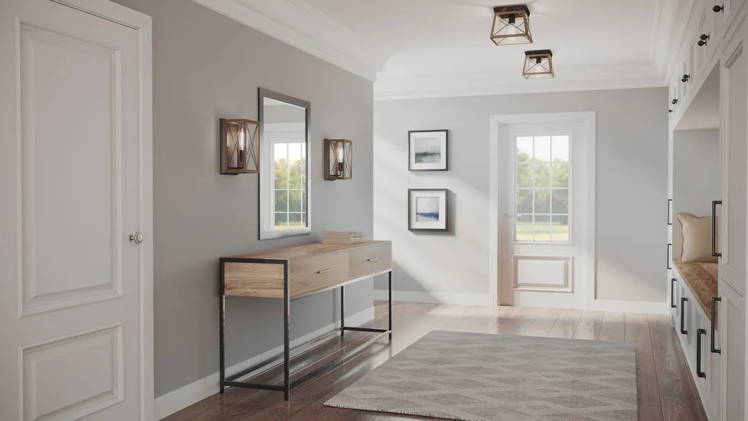 Progress Lighting Briarwood 9.5-in Antique Bronze Farmhouse Incandescent Flush Mount Light, photo 15 of 15