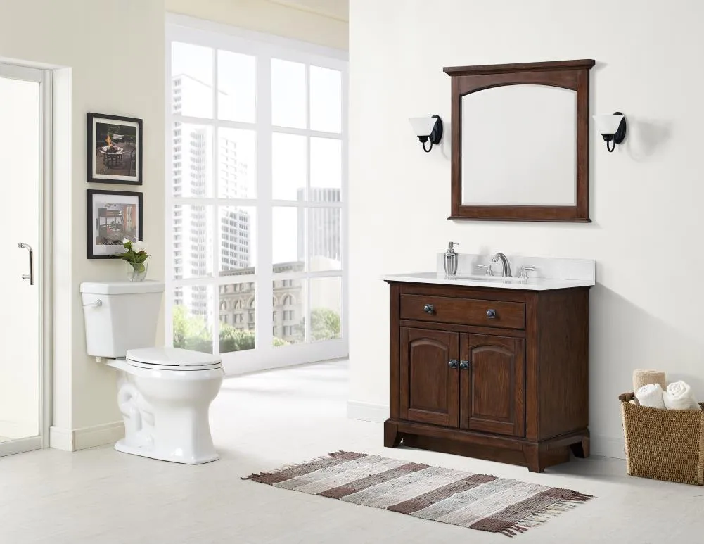 Jacuzzi Lyndsay Elongated Chair-Height 2-Piece Toilet, 10-in Rough-In, WaterSense 1.28 GPF, photo 5 of 6