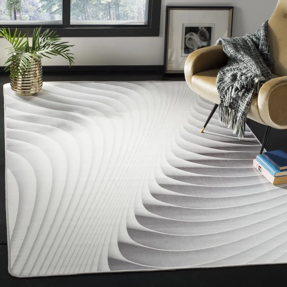 Safavieh Daytona 4 x 6 Light Gray/Ivory Indoor Abstract Area Rug, photo 2 of 5