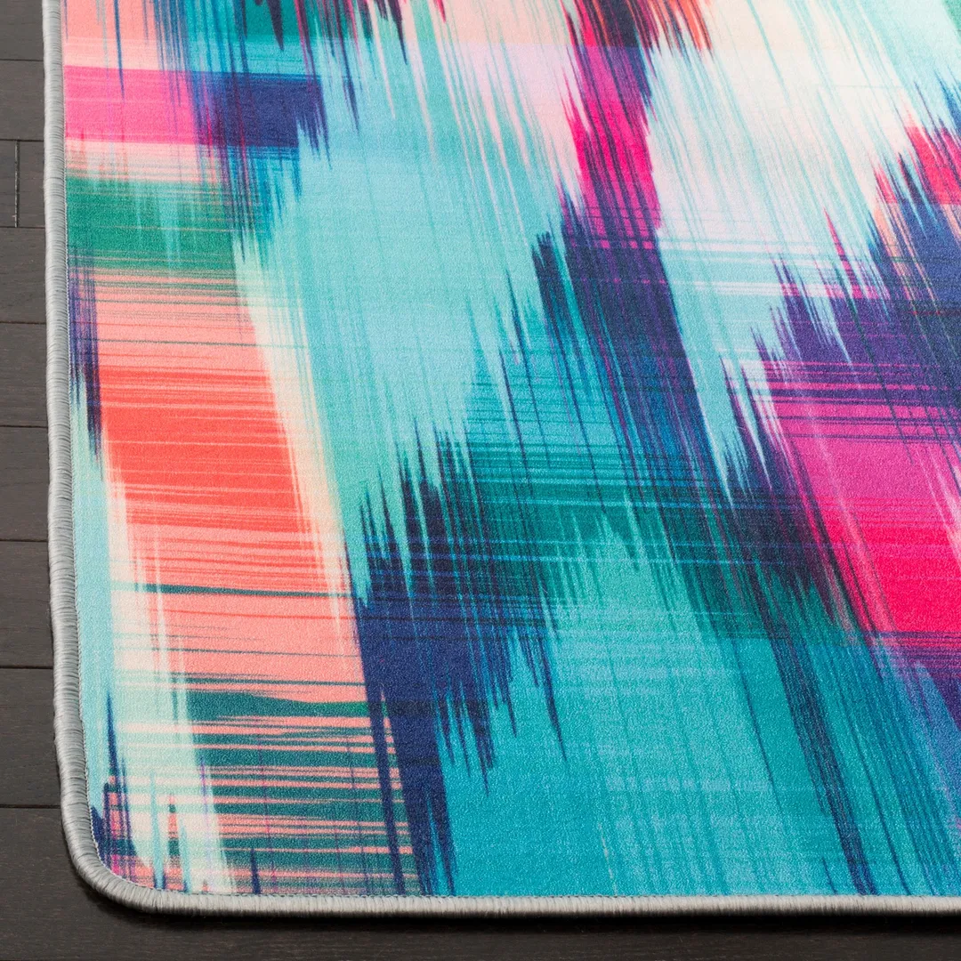Safavieh Daytona 5 x 8 Turquoise/Fuchsia Indoor Abstract Area Rug, photo 3 of 5