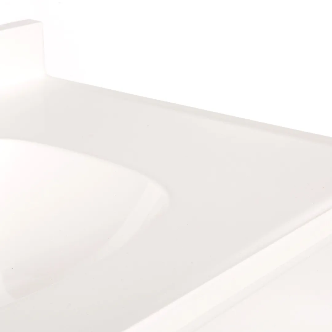 Project Source 30.5-in White Single Sink Bathroom Vanity with White Cultured Marble Top, photo 22 of 24