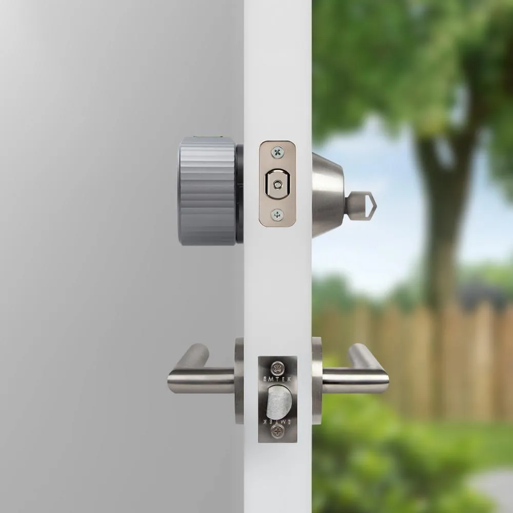 August Wi-Fi Smart Lock Silver Single Cylinder Deadbolt Replacement, photo 3 of 9