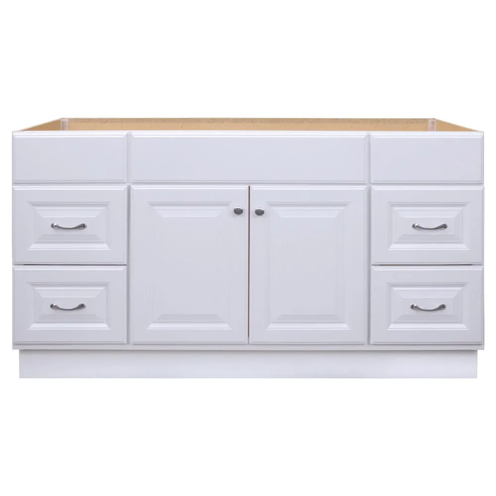 Project Source 60-in White Bathroom Vanity Cabinet (Base Only), photo 2 of 8
