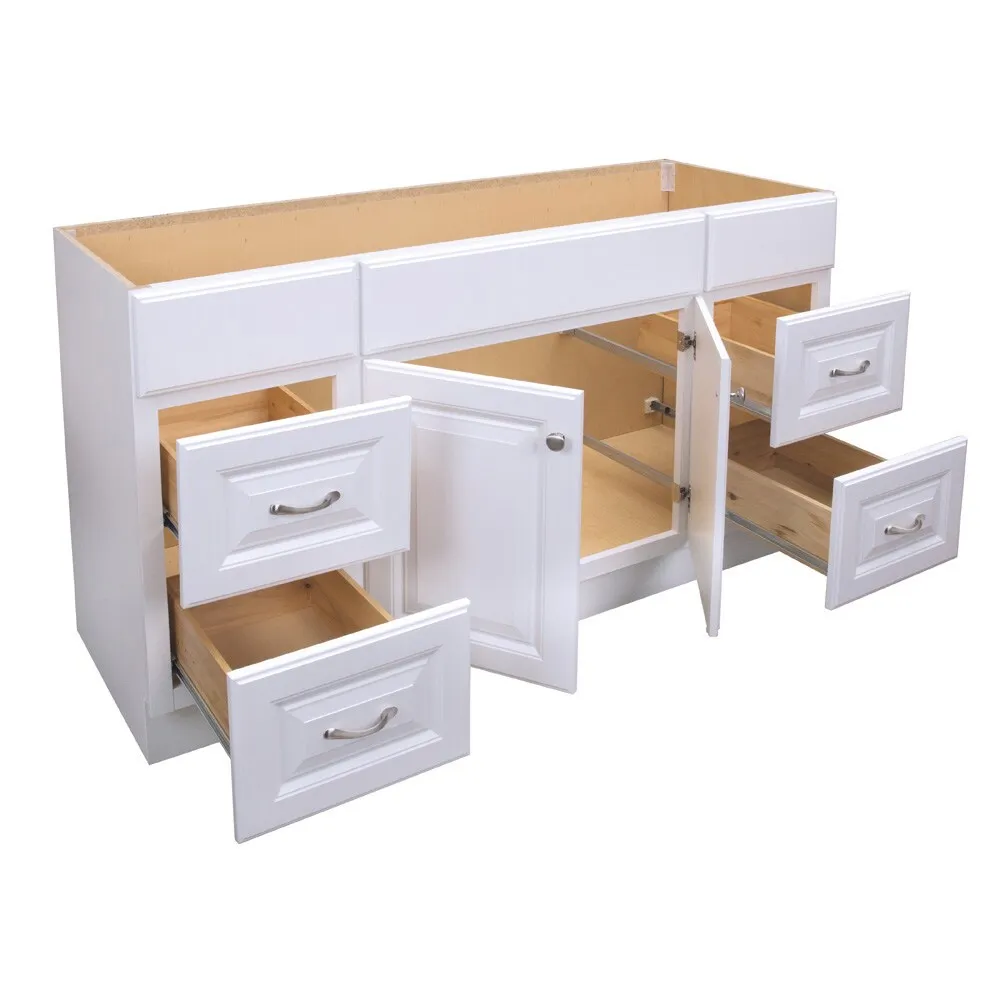 Project Source 60-in White Bathroom Vanity Cabinet (Base Only), photo 6 of 8