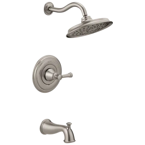 Valdosta SpotShield Stainless Tub/Shower Faucet with Valve