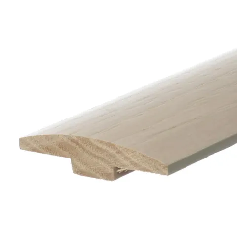 Hickory Picassco 0.46 in thick · 2 in wide · 78 in long Solid Wood Floor T-moulding