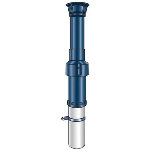 38 in. Plastic Roof Discharge Termination Vent Kit for Rinnai High Efficiency Tankless Water Heaters