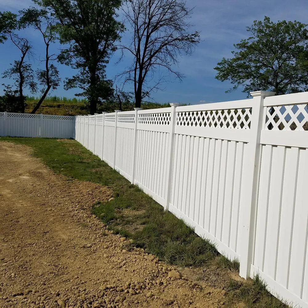 Weatherables Clearwater 6 ft. H x 8 ft. W White Vinyl Privacy Fence Panel Kit, photo 4 of 7