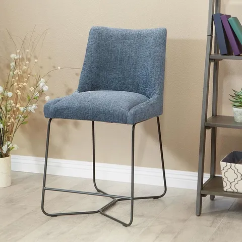 Harley Navy Counter Bar Stool