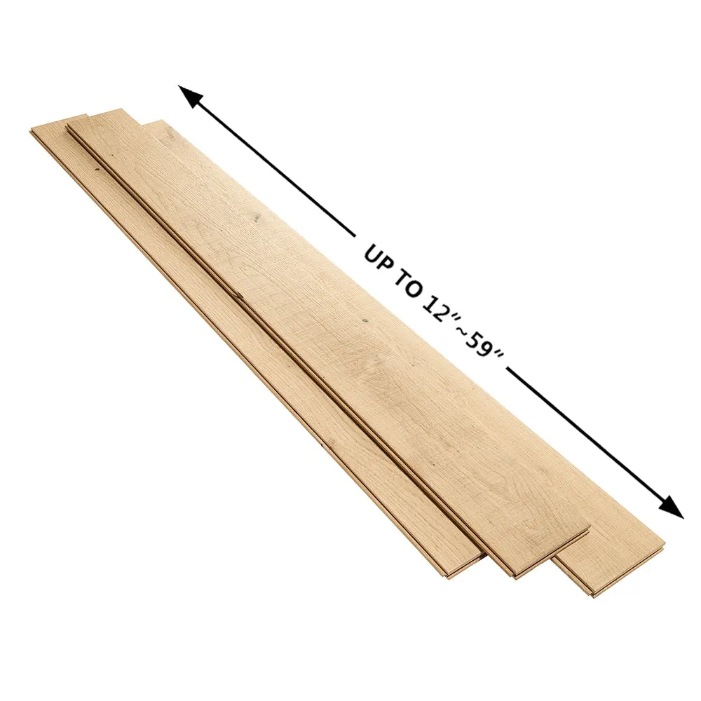 Villa Barcelona Carmela French oak 3/4-in T x 5-in W Water Resistant Distressed Solid Hardwood Flooring ( 22.6-sq ft / Carton ), photo 5 of 6