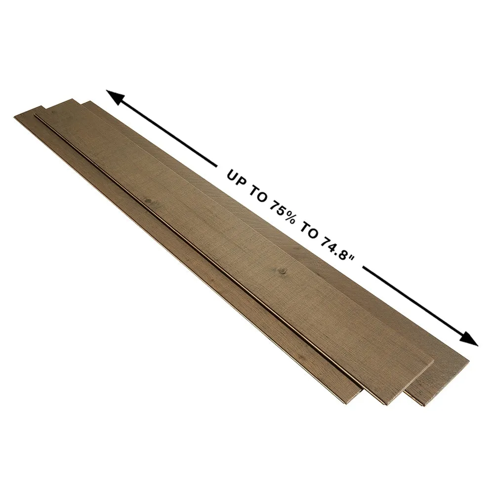 Villa Barcelona Rubi French oak 1/2-in T x Variable W Water Resistant Distressed Engineered Hardwood Flooring ( 24.93-sq ft / Carton ), photo 6 of 6