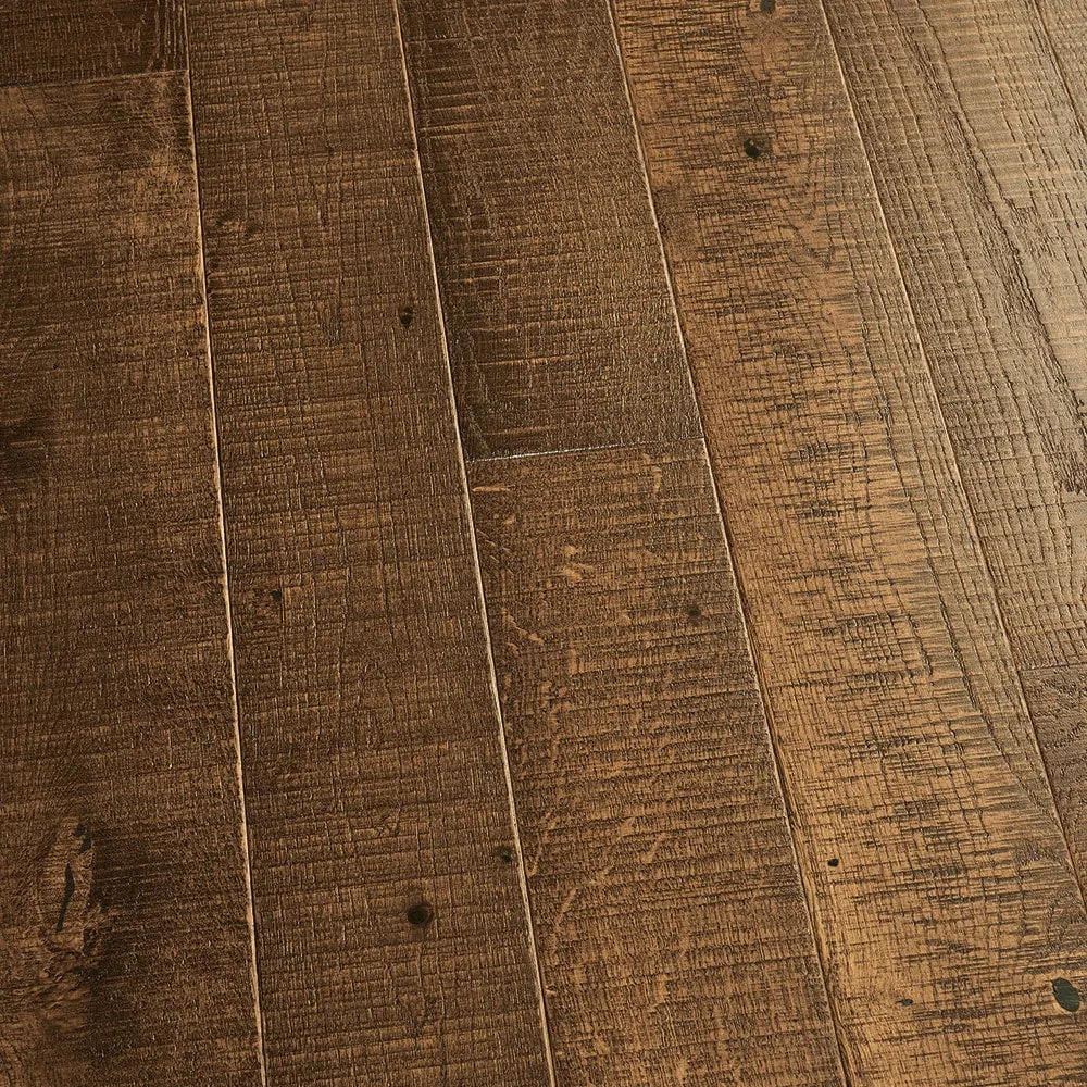 Villa Barcelona Vermella French oak 3/4-in T x 5-in W Water Resistant Distressed Solid Hardwood Flooring ( 22.6-sq ft / Carton ), photo 3 of 6