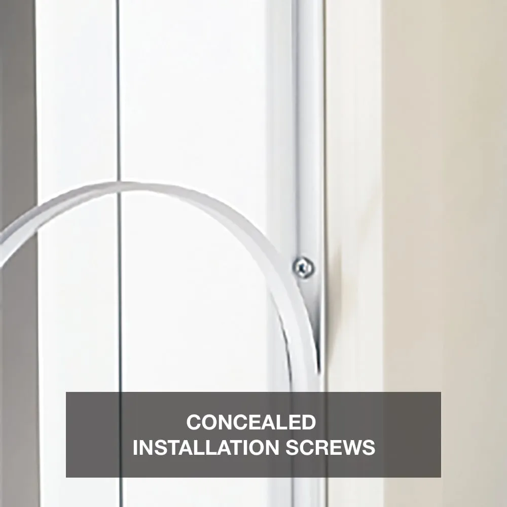 Pella Venetian 36-in x 81-in White Full-View Aluminum Storm Door, photo 7 of 11