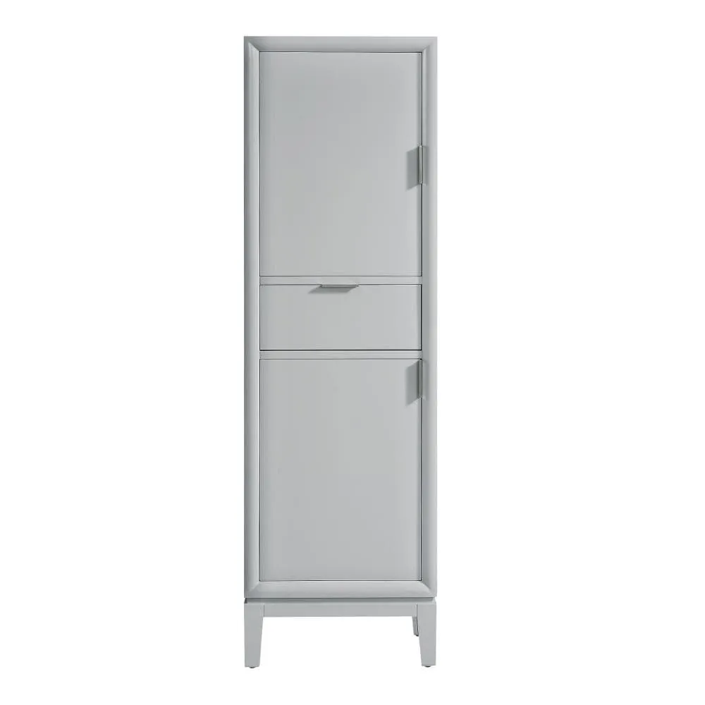 Avanity Emma 20-in W x 65-in H x 15-in D Dove Gray Plywood Freestanding Linen Cabinet, photo 6 of 9