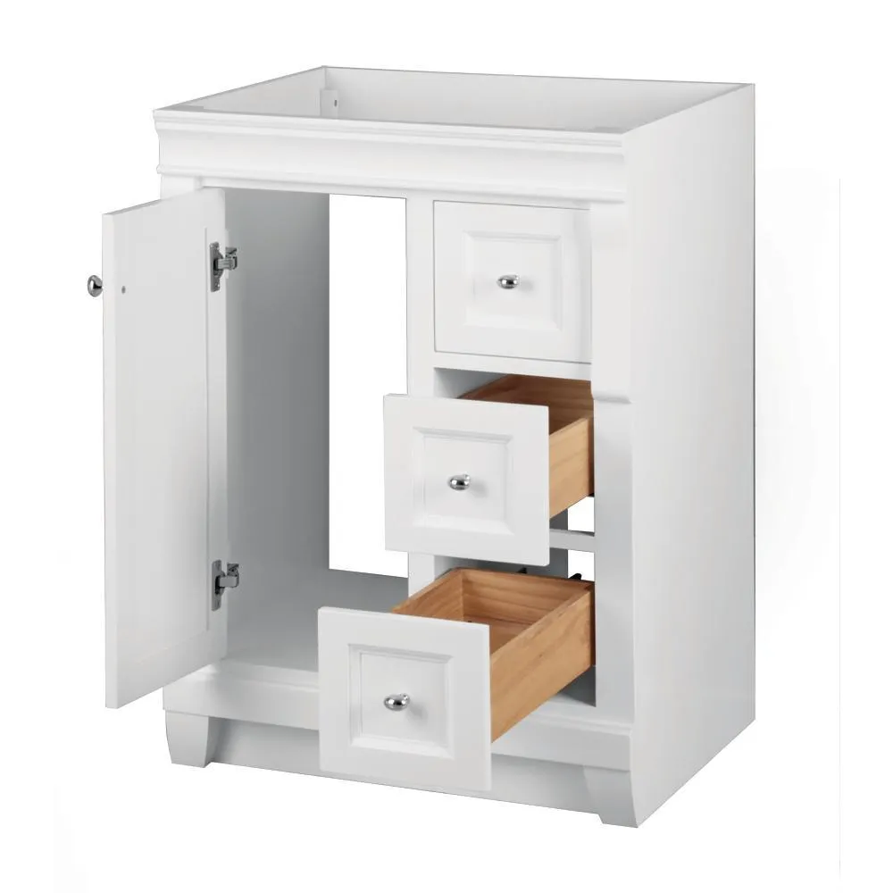 Naples 24 in. W x 21.63 in. D Bath Vanity Cabinet Only in White, photo 4 of 41