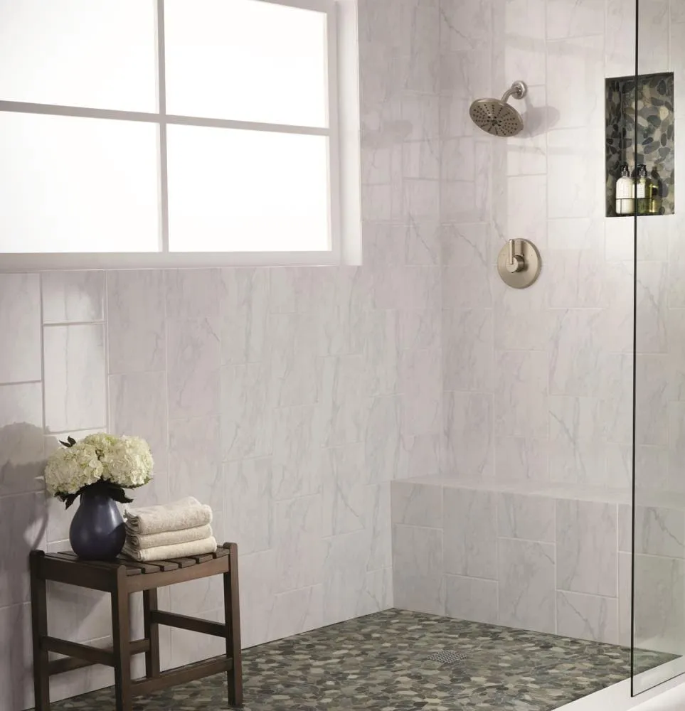 American Olean Delfino Stone Paradise Blend 12-in x 12-in Honed Natural Stone Pebble Floor and Wall Tile (0.95-sq. ft/ Piece), photo 7 of 9
