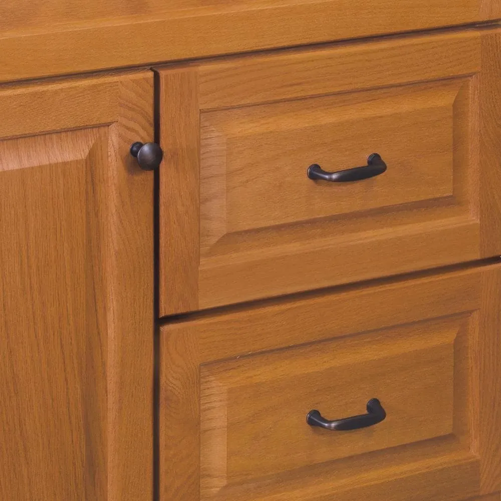 Project Source 36-in Golden Bathroom Vanity Base Cabinet without Top, photo 10 of 15