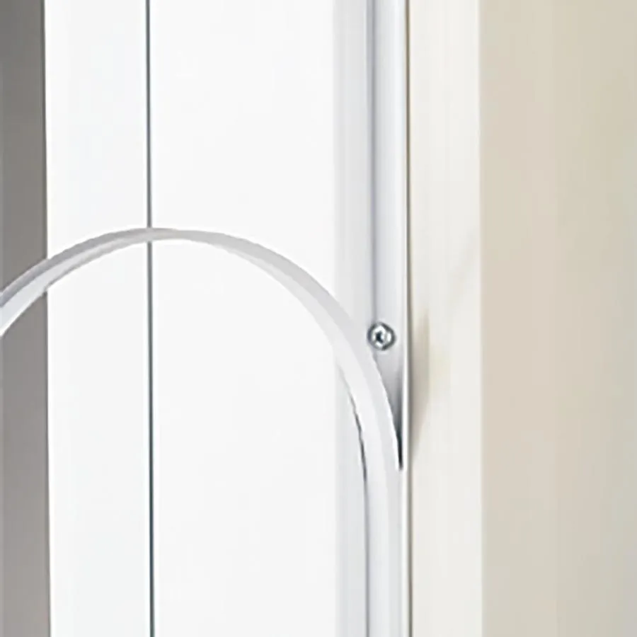 Pella Venetian 36-in x 81-in White Full-View Aluminum Storm Door, photo 2 of 11