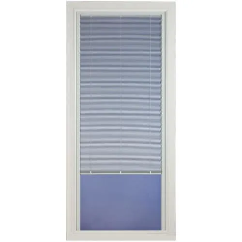 Pella Venetian 36-in x 81-in White Full-View Aluminum Storm Door, photo 3 of 11